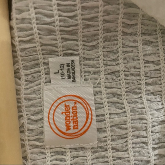 Girls White Short Sleeve Blouse - Picture 5 of 5